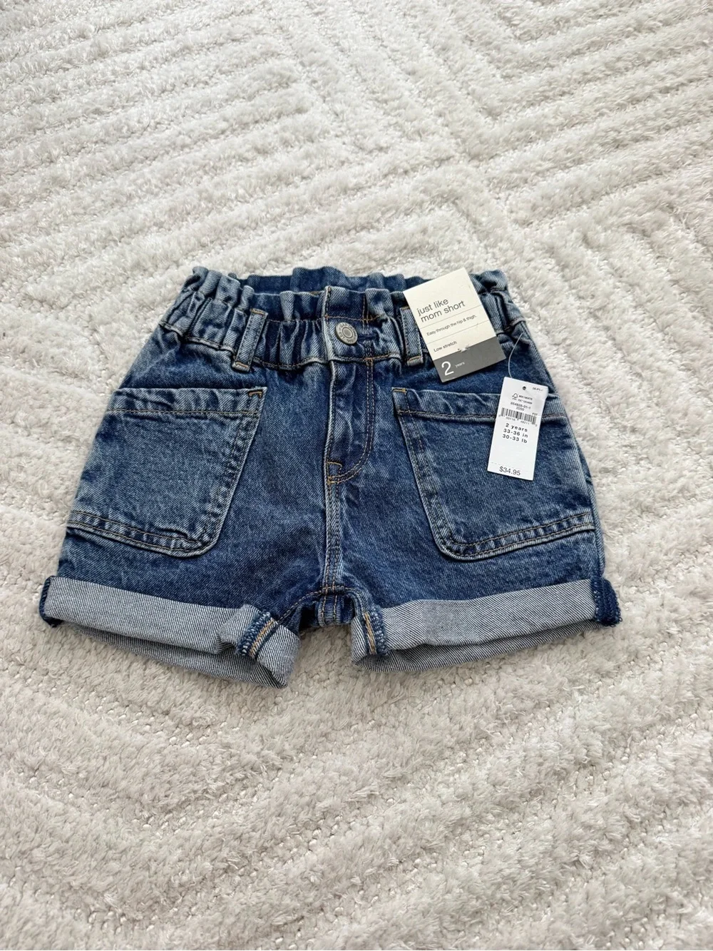 NWT - GAP Toddler Girl Denim Shorts - Size 2T